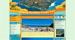 Desktop Screenshot of campingdessablesrouges.com
